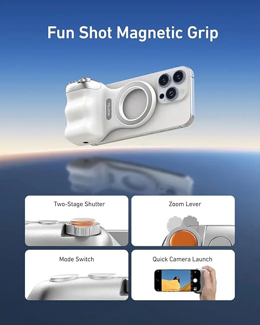 TELESIN Fun Shot Magnetic Grip